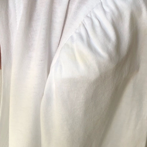 A.L.C. Blouse White Puff Shoulder Long Sleeve Blouse XS - Picture 7 of 12